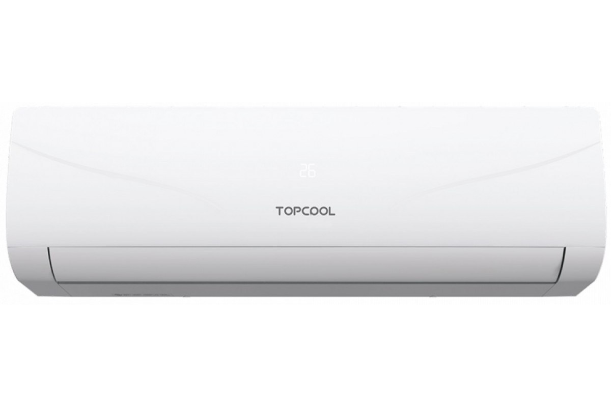 Внутренний блок сплит-системы TOPCOOL TR-09SBST1/IN 9000 BTU, 25 м², 24 дБ, охлаждение, обогрев, осушение, белый