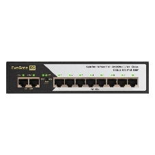 Коммутатор ExeGate EDGS-2182D.8PoE-120W, 8×1 Гбит/с PoE+ + 2×1 Гбит/с Uplink, управляемый