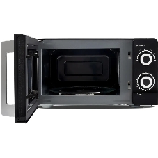 Микроволновая печь Hyundai HYM-M2054 черный/серебристый, 20 л, 700 Вт, переключатели - поворотный механизм