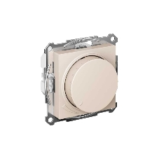 Светорегулятор (диммер) SE AtlasDesign беж, повор-нажим, LED, RC, 400 Вт, мех.