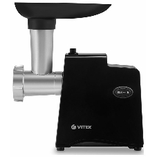 Мясорубка электрическая Metropolis Vitek VT-3644 черный, 2000 Вт, 1.8 кг/мин, реверс, насадки - 1
