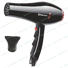 Фен SAKURA SA-4047BK Professional черный/розовое золото, 2000 Вт