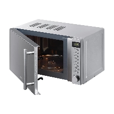 Микроволновая печь BBK 20MWG-733T/BS-M серебристый, 20 л, 700 Вт, переключатели - тактовый механизм, кнопки