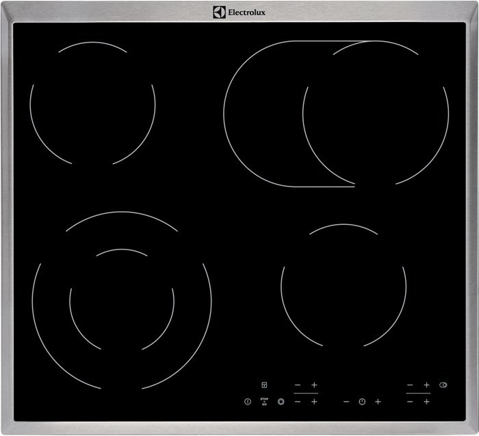 Электрическая варочная панель Electrolux EHF6346XOK независимая, чёрный
