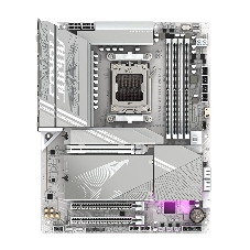 Материнская плата Gigabyte X870 A ELITE WIFI7 ICE, AM5, AMD X870, 4xDDR5, 4xSATA, 4xM.2, 1xPCI-E 5.0 x16, 1xPCI-E 4.0 x4, 1xPCI-E 3.0 x2, 1xHDMI, 1x 2.5Gb LAN, 2xUSB-C 4.0, 2xUSB 3.2 Gen 2, 4xUSB 3.2 Gen 1, 4xUSB 2.0, 2x3.5 мм, 7.1, ATX