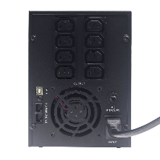 Источник бесперебойного питания (ИБП) Raskat HIL-3000VA (3000VA, 1800Вт, 8xIEC320, LCD, USB type-B, 2xRJ-45)