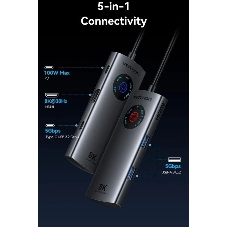 USB-концентратор Vention TQXHB, USB Type-C, USB/USB Type-C/HDMI, USB Type-C