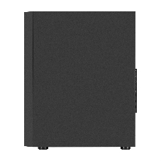 Компьютерный корпус Miditower ExeGate EVO-9211 (ATX, без БП, с окном, 2хUSB+1хUSB 3.0, HD аудио, черный, 1 вент. с RGb подсветкой)