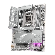 Материнская плата Gigabyte X870 A ELITE WIFI7 ICE, AM5, AMD X870, 4xDDR5, 4xSATA, 4xM.2, 1xPCI-E 5.0 x16, 1xPCI-E 4.0 x4, 1xPCI-E 3.0 x2, 1xHDMI, 1x 2.5Gb LAN, 2xUSB-C 4.0, 2xUSB 3.2 Gen 2, 4xUSB 3.2 Gen 1, 4xUSB 2.0, 2x3.5 мм, 7.1, ATX