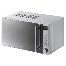 Микроволновая печь BBK 20MWG-733T/BS-M серебристый, 20 л, 700 Вт, переключатели - тактовый механизм, кнопки