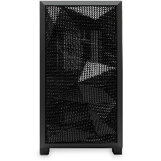 Компьютерный корпус без блока питания HSPD M340, Mesh Mid Tower, черный, TG, 0.5 SPCC, no fans, mATX, mITX, 165/350/200мм, 2x2.5