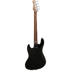 Бас-гитара STAGG SBJ-30 BLK 4-х струнная форма Jazz Bass, корпус павловния, гриф клен, накладка грифа палисандр, 20 ладов, мензура 867 мм, колки никелированные, бридж JB Classic, звукосниматели 2xJB, регуляторы 2x громкости, 1x тона, цвет черный