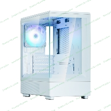 Компьютерный корпус ZALMAN P10, MATX, белый, WINDOW, 2x3.5