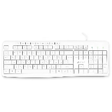 Клавиатура Oklick 305M проводная, USB Type-A, белый