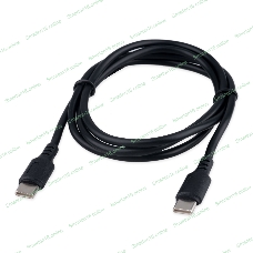 Кабель USB2.0 Cablexpert CC-USB2-CMCM-100-1M, Type-C/Type-C, 5A, 100Вт, PD/QC3.0, медь, 1м, черный, пакет
