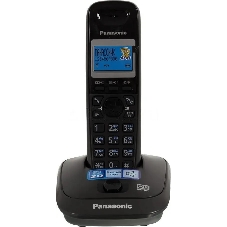 Телефон беспроводной (DECT) Panasonic KX-TG2521RUT (титан) АОН, Caller ID,спикерфон,голосовой АОН,полифония,цифровой автоответчик