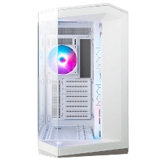 Компьютерный корпус MSI MAG Pano 100R PZ WHITE, Mid Tower, ATX, 2xUSB 3.2 Gen 1, 1xUSB 3.2 Gen2 Type-C, 3x120мм ARGb Reverse Blade Fan, 1x120мм ARGb Fan, ARGb+PWM Control Board,Tempered Glass Window, Brown Box