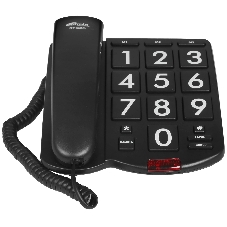 Телефон проводной Ritmix RT-520 черный