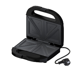 Сэндвичница MAXVI SM751S silver-black