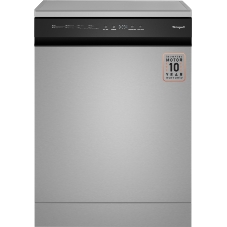 Посудомоечная машина Weissgauff DW 6038 X Inverter, нержавеющая сталь, 59.8 см, 14 компл., сушка конденсационная, 49 дБ, класс A++