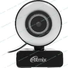 Веб-камера Ritmix RVC-250 2592x1944, 30 кадр/с, USB Type-A, микрофон, автоматическая фокусировка, универсальное крепление