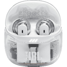 Наушники TWS JBL Tune Flex 2 призрачно-белый, вкладыши/внутриканальные (трансформер), Bluetooth, адаптивное шумоподавление