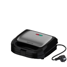 Сэндвичница MAXVI SM751S silver-black