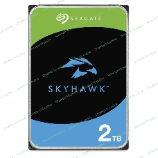 Жесткий диск HDD Seagate SkyHawk 2Tb SATA 5400 rmp 6Gb/s 256Mb 3.5