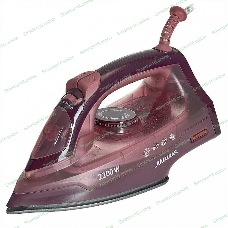 Утюг Аксинья КС-3004 бежево-коричневый, 2200 Вт, 25 г/мин, 120 г/мин, 160 мл