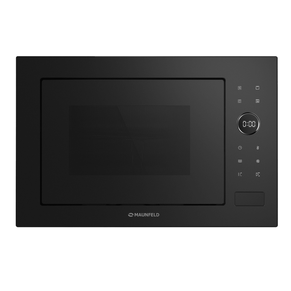 Микроволновая печь встраиваемая Maunfeld XBMO252GB Matt черный, 25 л, 900 Вт, переключатели - поворотный механизм/сенсор
