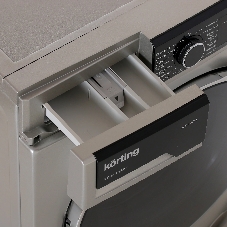 Стиральная машина Korting KWM 53LS1278 S серебристый, загрузка фронтальная 6кг, 1200 об/мин., класс: A+++