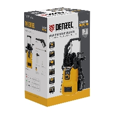 Мойка высокого давления Denzel R-200D, 2400 Вт, 200 бар, 420 л/ч, с барабаном
