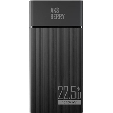 Портативный аккумулятор AKSBERRY (6900287710026) E102 Riffles PD22,5w 10000 mAh (черный)
