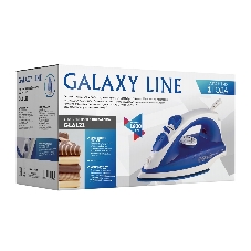 Утюг Galaxy Line GL 6121 синий, 1600 Вт, 25 г/мин, 120 г/мин, 150 мл