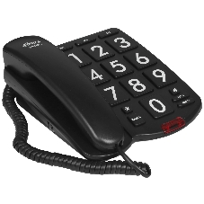 Телефон проводной Ritmix RT-520 черный