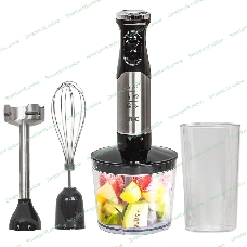 Блендер погружной JVC JK-HB5016 1000 Вт, черный/серебристый