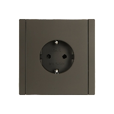 Розетка СП FORTE&PIANO FP315 16А с заземл. защ. шторки винт. крепл. сер. IEK FP-R14-16-K03