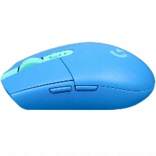 Мышь беспроводная Logitech G304 Lightspeed синий, 12000 dpi, радиоканал, USB, кнопки - 6
