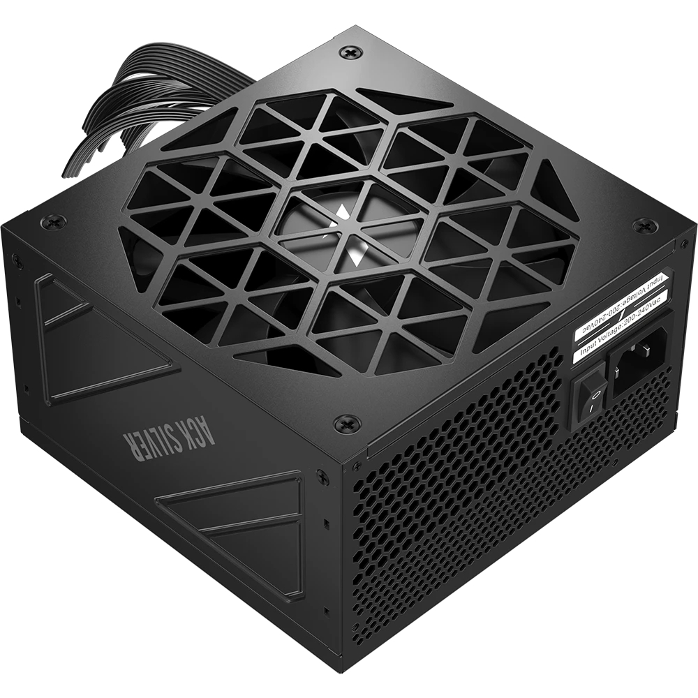 Блок питания 1STPLAYER ACK SILVER HA-750BA7-BK, 80 PLUS Silver, 140мм, черный