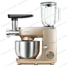 Кухонная машина Hyundai HYM-S7451 планетар.вращ. 1400Вт золотистый