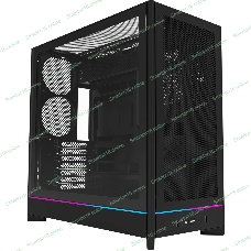 Компьютерный корпус Montech HS01 черный без БП ATX 2xUSB 3.0 1xUSB3.1 audio bott PSU