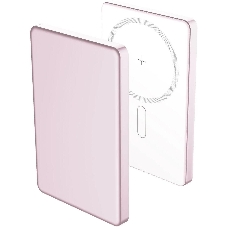 Портативный аккумулятор AKSBERRY (6900295730016) E501 с MagSafe 5000 mAh, розовый Портативный аккумулятор AKSBERRY (6900295730016) E501 с MagSafe 5000 mAh, розовый