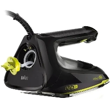 Утюг Braun FreeStyle 7 FI7255GR черный/зеленый, 2000 Вт, 55 г/мин, 240 г/мин, 350 мл