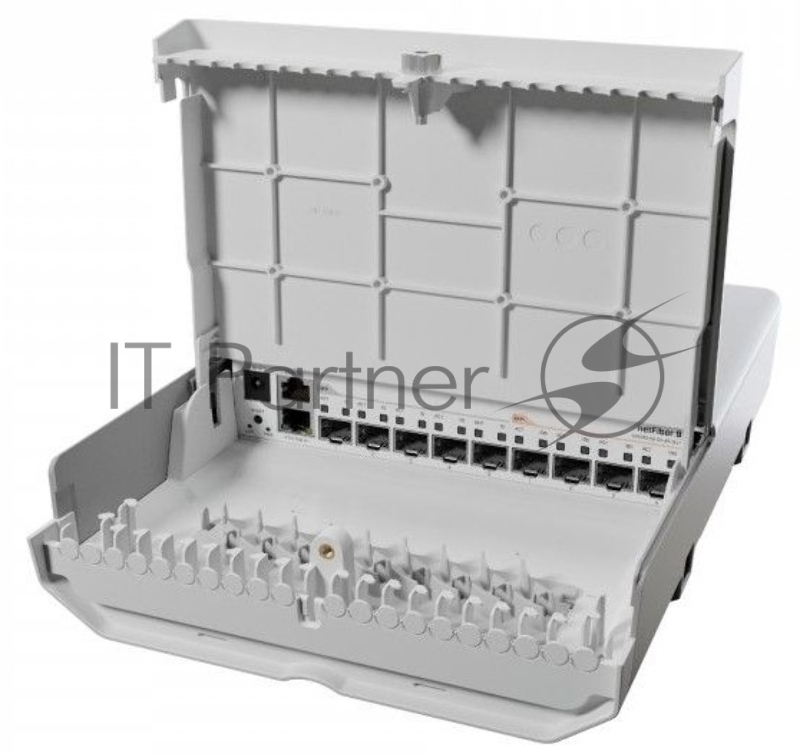 Коммутатор Mikrotik NetFiber 9 CRS310-1G-5S-4S+OUT, 1×1 Гбит/с LAN + 5×1 Гбит/с SFP + 4×10 Гбит/с SFP+, управляемый