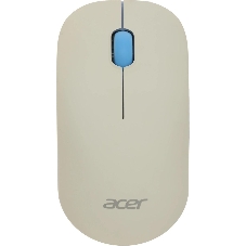 Комплект клавиатура + мышь Acer OCC205 беспроводной USB, 1200 dpi, белый/голубой