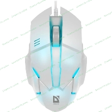Мышь проводная Defender Host MB-982 белый, 1000 dpi, USB, кнопки - 3