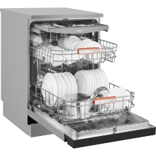 Посудомоечная машина Weissgauff DW 6038 X Inverter, нержавеющая сталь, 59.8 см, 14 компл., сушка конденсационная, 49 дБ, класс A++