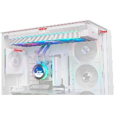 Система жидкостного охлаждения Lian-Li HydroShift II LCD-C 360CL ARGB Soc-AM5/AM4/1700/1851 белый 4-pin 31dB Al+Cu LCD Ret (G89.GHS2LCD36RW.R0)