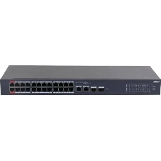 Коммутатор Dahua DH-CS4226-24ET-240, 2×1 Гбит/с + 2×1 Гбит/с Combo, управляемый