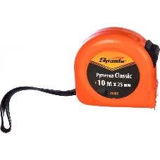 Рулетка Sparta Classic, 10 м х 25 мм, пластиковый корпус